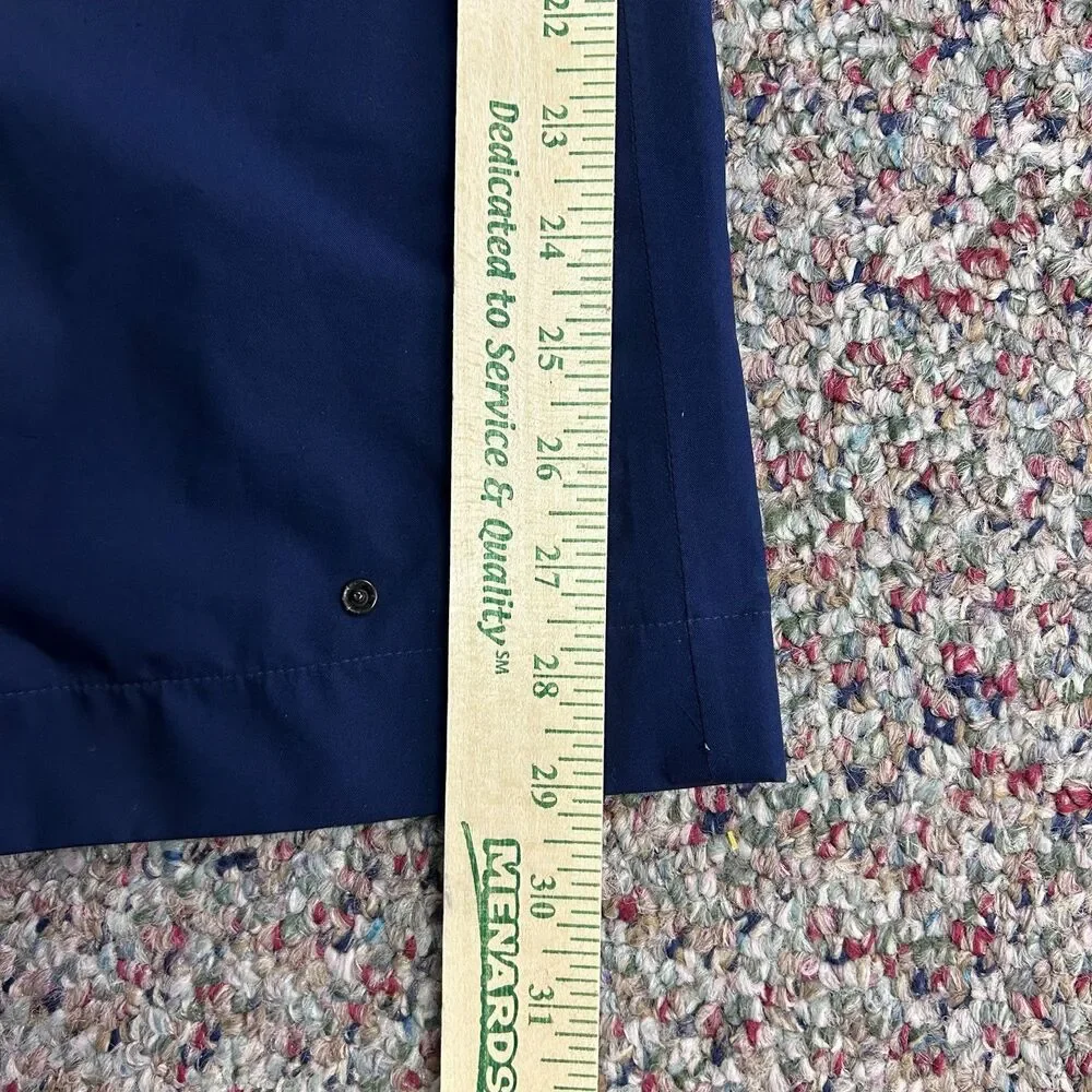 VTG Zero Restriction Navy Gore-Tex Shell Waterproof Outdoor Golf Pants Size L